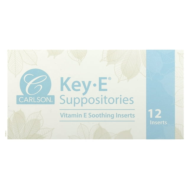 Carlson Key E Suppositories 12 Ct - Walmart.com