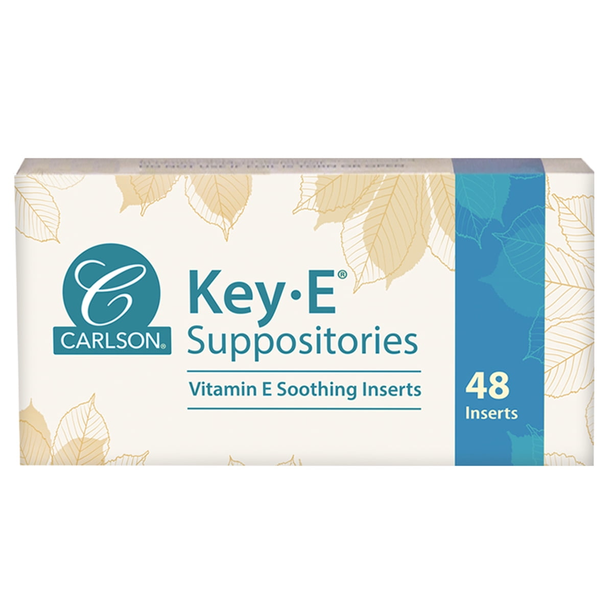 Carlson KeyE Suppositories, 30 IU (20 mg) Vitamin E Suppository