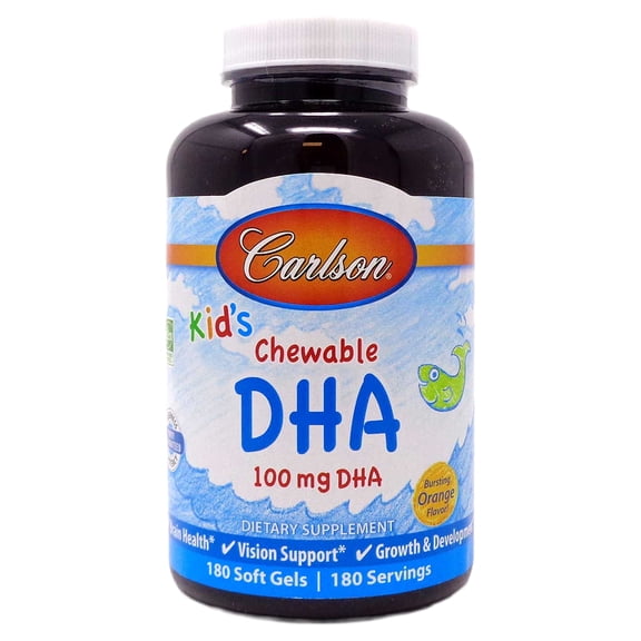 Carlson Kid's Chewable DHA - 180 soft gels