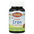 thumbnail interactive-video image 1 of Carlson Kid's, Chewable Iron, Natural Strawberry, 15 mg, 60 Tablets, 1 of 5