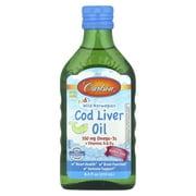 Carlson Kid's Wild Norwegian, Cod Liver Oil + Vitamins A & D3, Bubble Gum, 8.4 fl oz (250 ml)