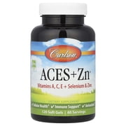 Carlson Laboratories Aces + Zn Antioxidants 120 Softgel