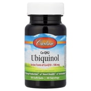 Carlson CoQH2 Ubiquinol, 100 mg, 30 Soft Gels