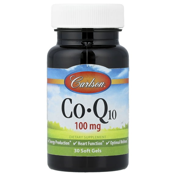 Carlson CoQ10, 100 mg, 30 Soft Gels