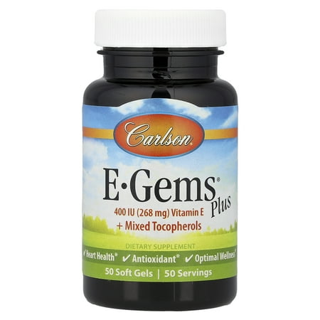 Carlson E-Gems® Plus, 50 Soft Gels