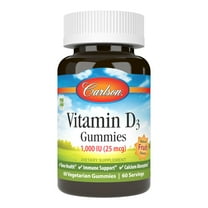Carlson Laboratories Vitamin D3 Gummies 60 Gummy