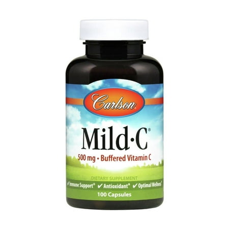 Carlson Labs - Mild-C Vitamin C 500 mg. - 100 Capsules