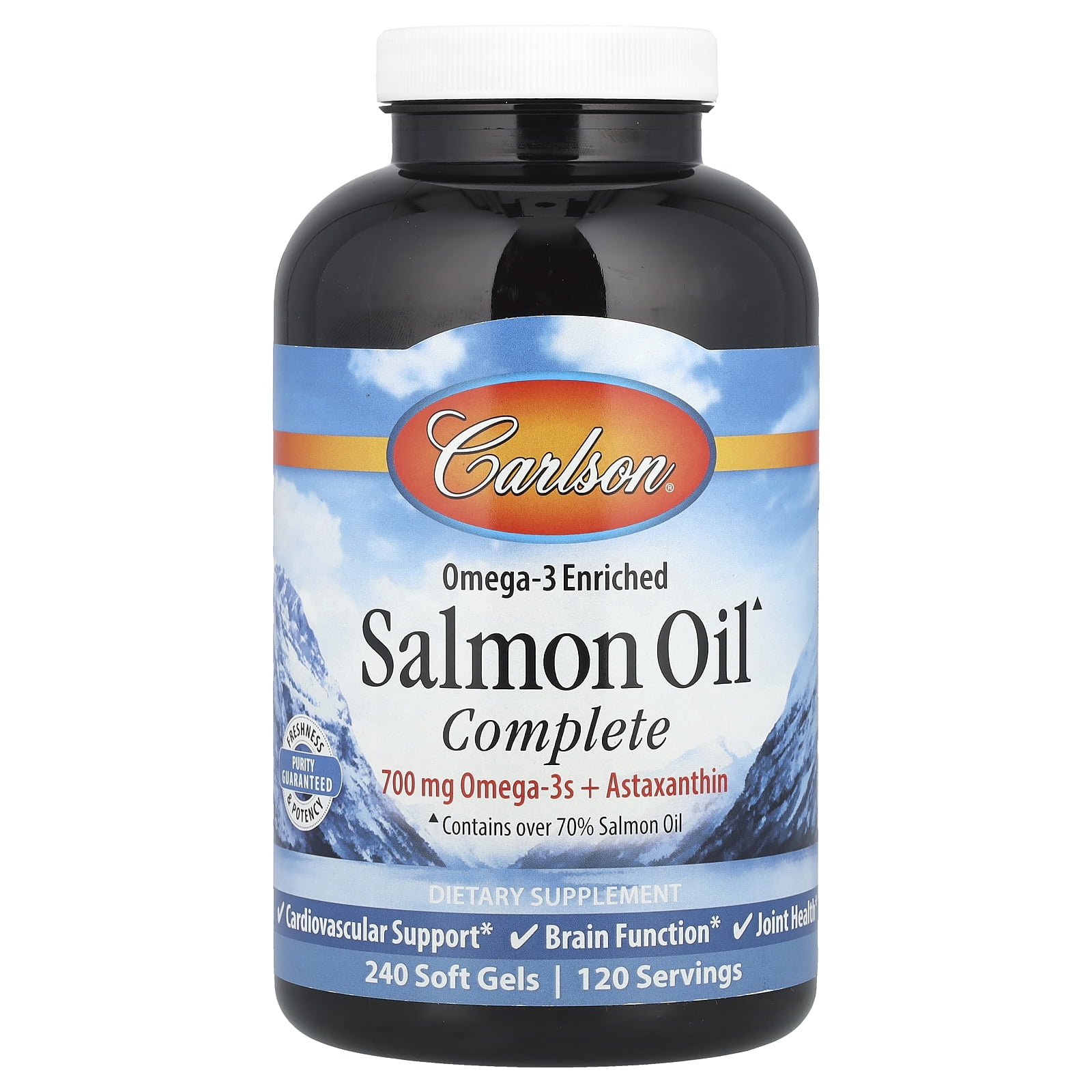 Carlson Labs - Norwegian Salmon Oil 1250 mg. - 240 Softgels