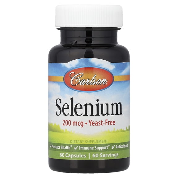 Carlson Selenium, 60 Capsules