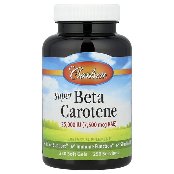 Carlson Laboratories Super Beta Carotene 250 Softgel