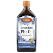 Carlson Labs The Very Finest Fish Oil Liquid, Orange, 16.9 oz.