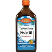 Carlson Labs The Very Finest Fish Oil Liquid, Orange, 16.9 oz.