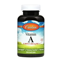 Carlson Labs Vitamin A Natural Softgels, 25,000 IU, 250 Ct