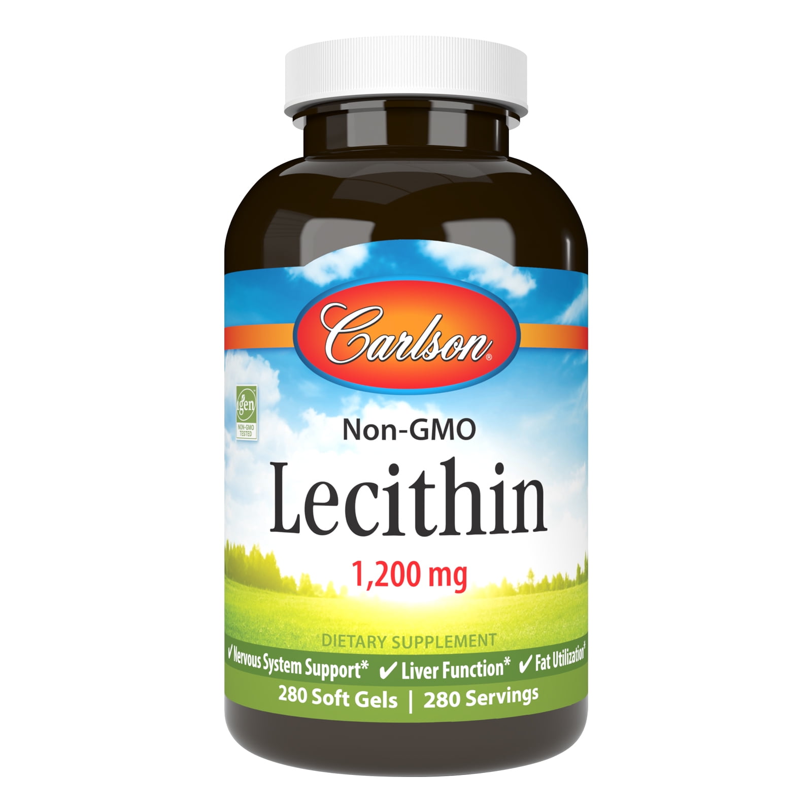 Carlson Laboratories Lecithin 1200mg 280 Softgel