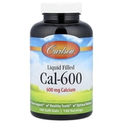 Carlson Laboratories Liquid Cal-600 100 Softgel