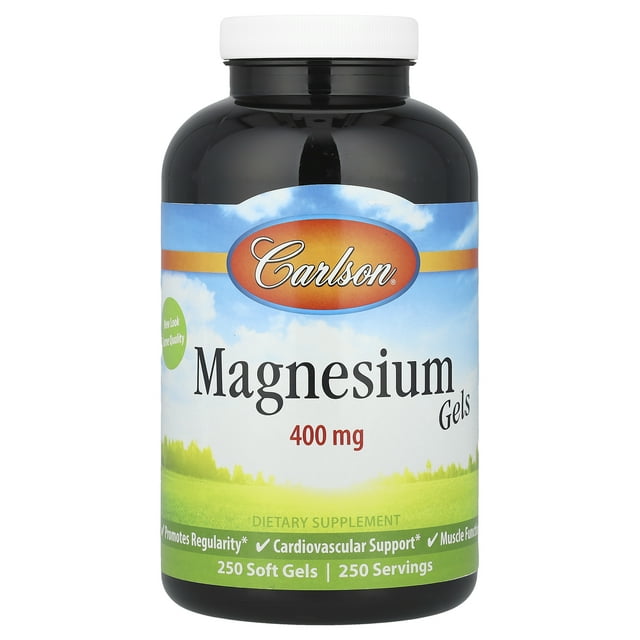 Carlson Liquid Magnesium Softgels, 250 Ct