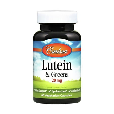 Carlson Lutein & Greens 60 Veg Caps