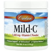 Carlson Mild-C, Vitamin C Powder, 1,600 mg, 6 oz 170 g