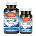 thumbnail image 1 of Carlson - Super DHA Gems, 500 mg DHA, Norwegian, Wild Caught, Sustainably Sourced, Bonus Bottle, 60+20 Softgels, 1 of 4