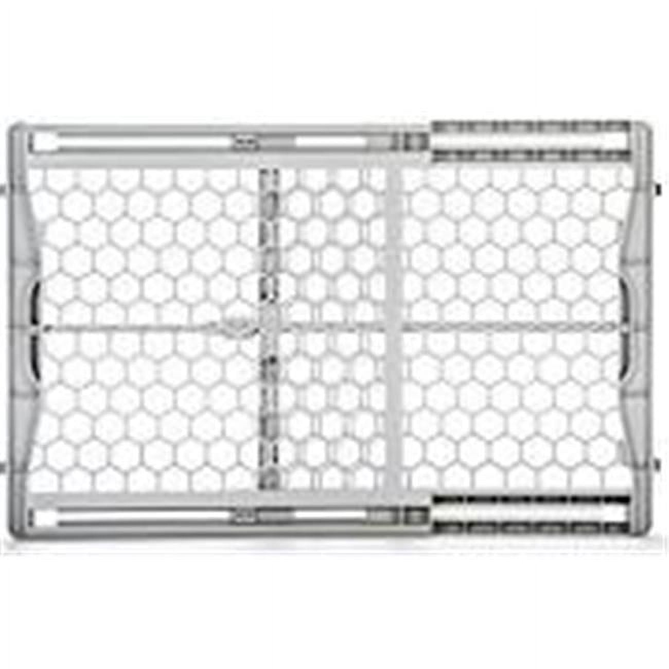 Carlson Pet Products  DS Easy Fit Plastic Adjustable Wide Pet Gate - White - Fits openings 29-34 inches wide and 23 inches tall