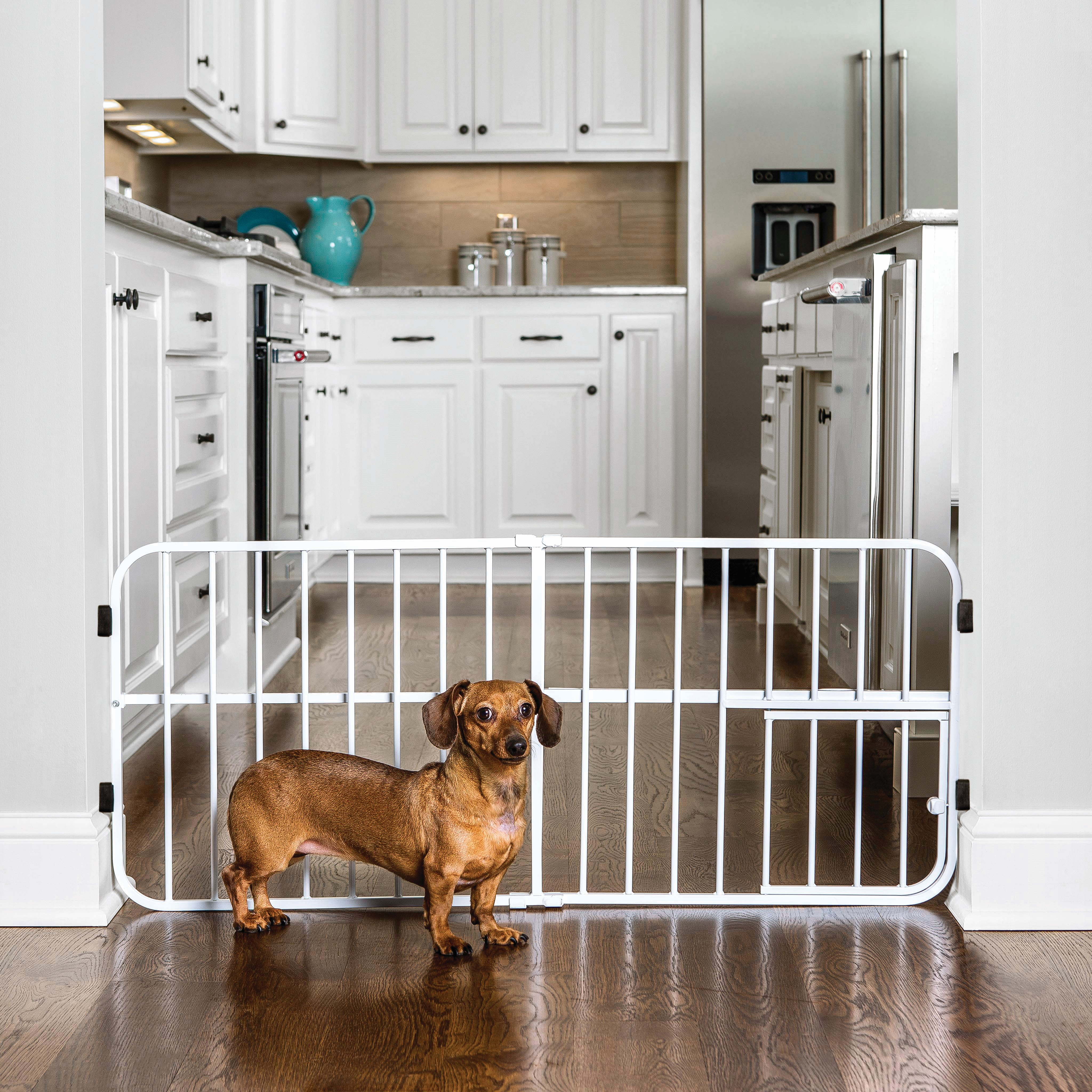 Carlson Pet Products Mini Tuffy Metal Pet Gate, 38