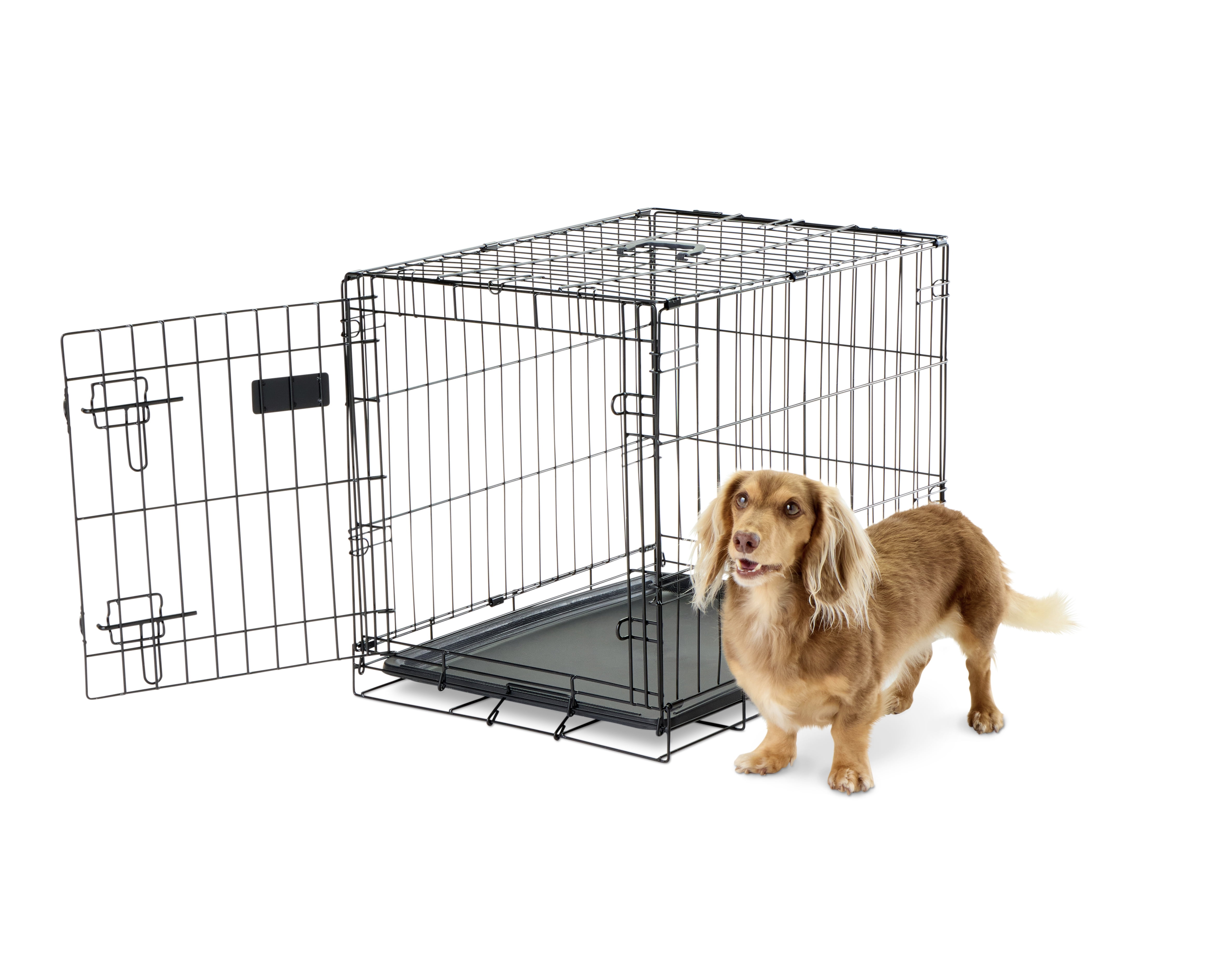 Best carlson secure and compact single door metal dog crate Top Sale Amazon Carlson Pink Secure and Compact Single Door Metal Dog Crate Small
