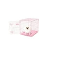 thumbnail image 1 of Carlson Pet Products Pink Secure and Foldable Single Door Metal Dog Crate for Small Breeds with Multi-Point Locking System, 24" L x 18" W x 20.5" H, 1 of 5