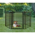 thumbnail image 1 of Carlson Pet Products Weatherproof Outdoor Super Pet Gate Black 28" x 144", 1 of 4