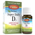 thumbnail image 1 of Carlson - Plant-Based Super Daily D3 2000 IU (50 mcg) per Drop, Vegetarian Vitamin D Drops, Sourced from Algae, Unflavored, 90 Drops (2.54 mL), 1 of 5