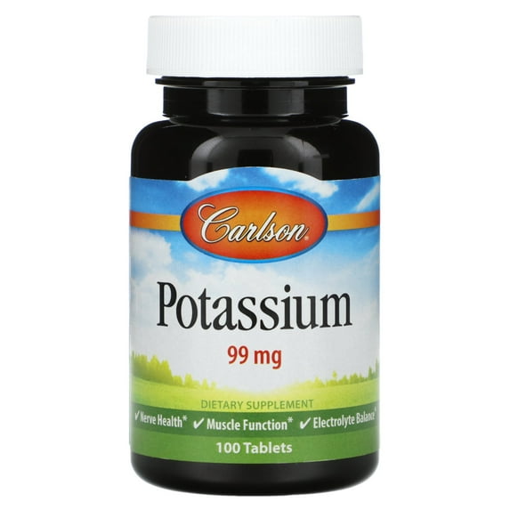 Carlson Potassium, 99 mg, 100 Tablets