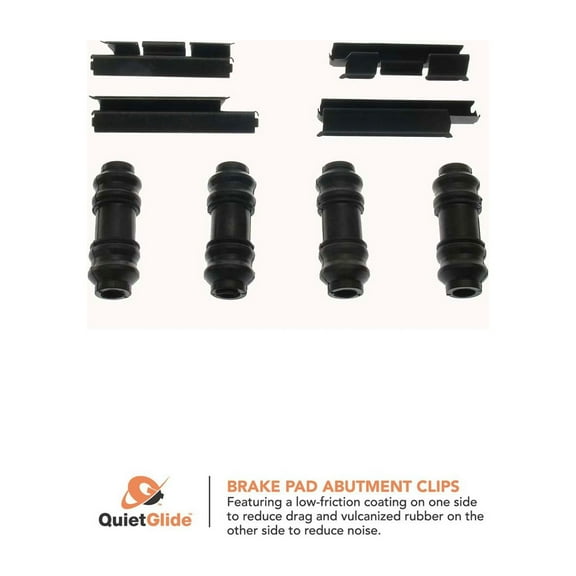 Carlson Quality Brake Parts H5628Q Disc Brake Hardware Kit