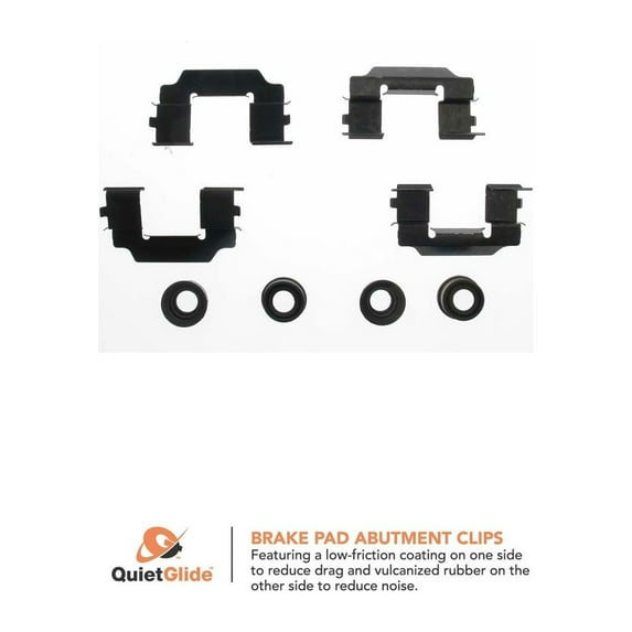 Carlson Quality Brake Parts H5669Q Disc Brake Hardware Kit