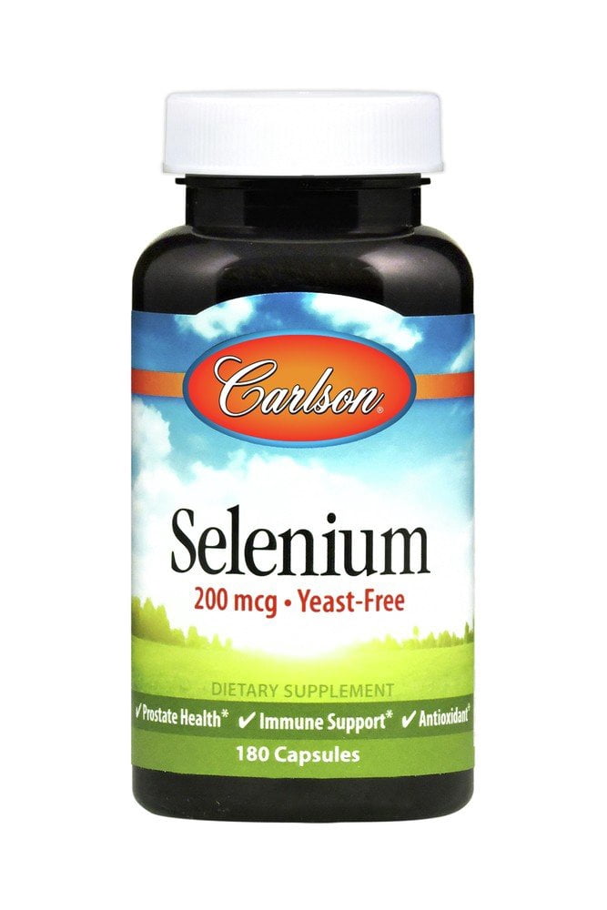 Carlson Selenium, 200 mcg, 180 Capsules