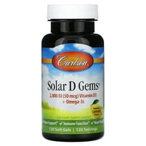 Carlson Solar D Gems 2000 I.U. - 120 Softgels
