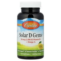 Carlson Solar D Gems 2000 I.U. - 120 Softgels