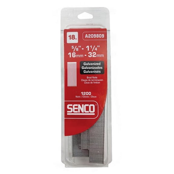 Carlson Systems CAA209809R 0.62 x 1.25 in. Senco 18 Guage Nail 1.2 m Per Box