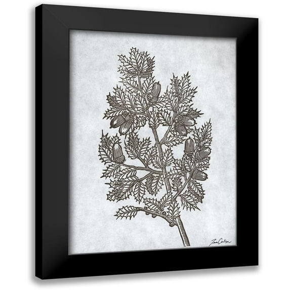 Carlson, Tina 11x14 Black Modern Framed Museum Art Print Titled - Oak Tree 3