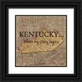 thumbnail image 1 of Carlson, Tina 26x26 Black Ornate Wood Framed with Double Matting Museum Art Print Titled - Story Kentucky, 1 of 4