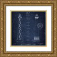 thumbnail image 1 of Carlson, Tina 26x26 Gold Ornate Wood Framed with Double Matting Museum Art Print Titled - Cape Hatteras 1 Navy 2, 1 of 4