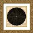 thumbnail image 1 of Carlson, Tina 26x26 Gold Ornate Wood Framed with Double Matting Museum Art Print Titled - Circular Celestial, 1 of 4