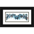 thumbnail image 1 of Carlson, Tina 32x15 Black Ornate Wood Framed with Double Matting Museum Art Print Titled - Abstract Sound Wave B, 1 of 4