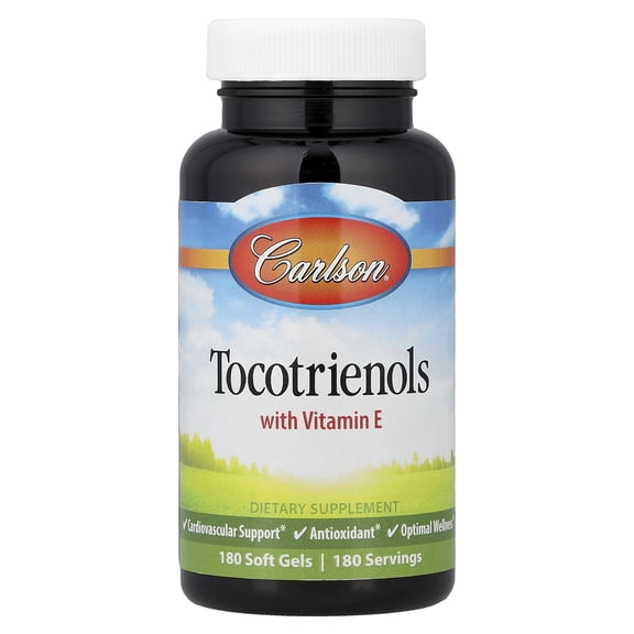 Carlson Labs - Tocotrienols with Natural Vitamin E - 180 Softgels