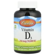 Carlson Labs - Vitamin D3 10000 IU - 360 Softgels