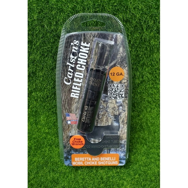 Carlson's Choke Tube 12 GA Beretta Benelli Mobile Rifled Shotgun Choke