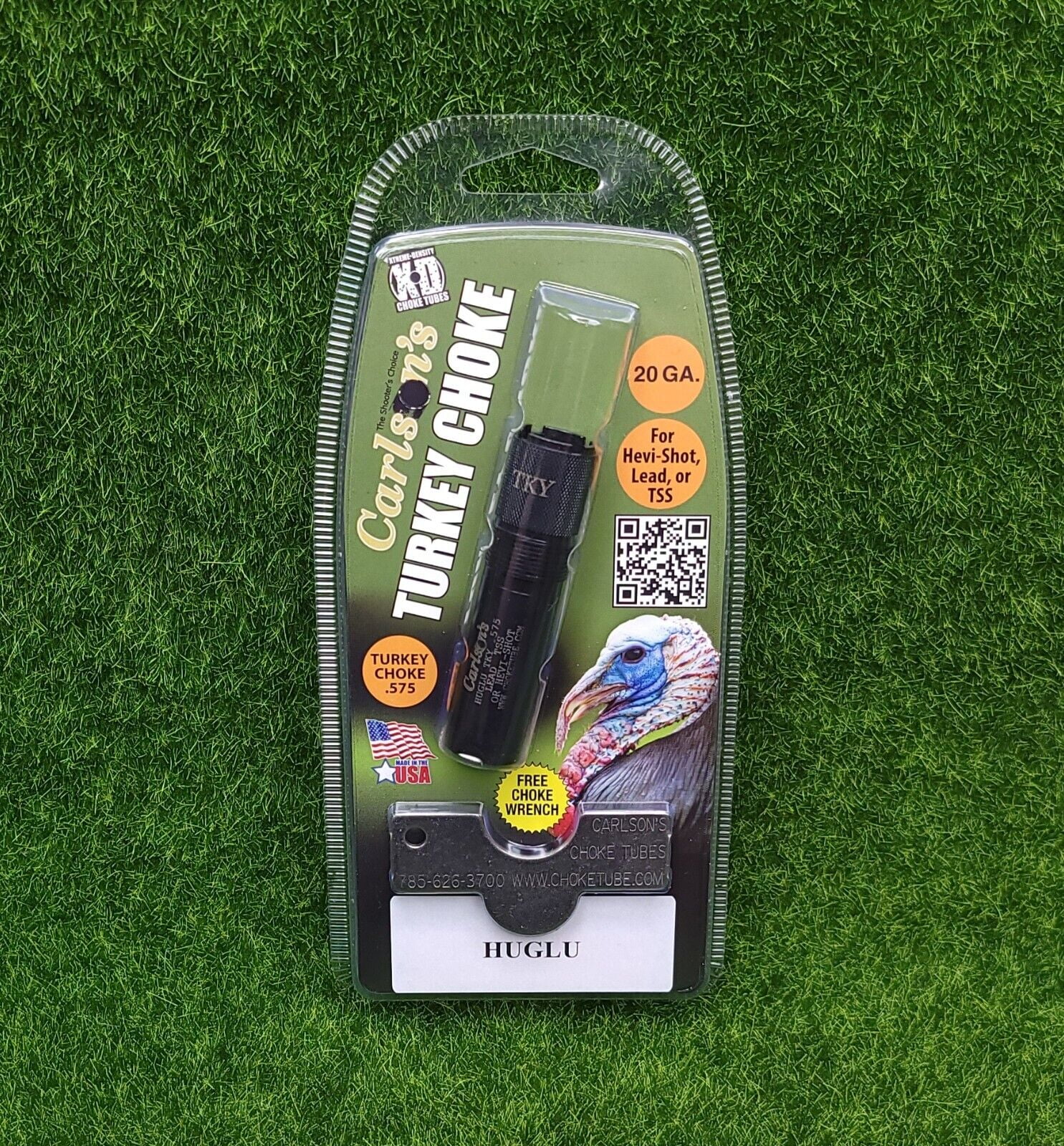 Carlson's Choke Tubes Huglu 20 Gauge Extended Choke Tube, Turkey .575