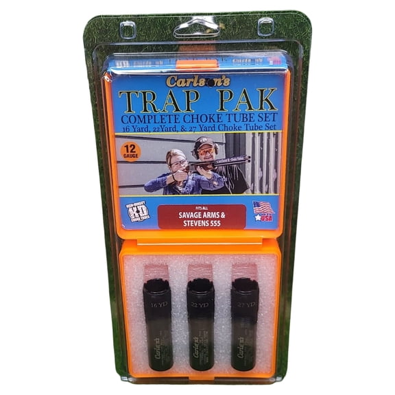 Carlson's Trap Pak 12GA Savage/Stevens 555, Mod/Full/Extra Full Choke Set 17216