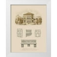 thumbnail image 1 of Carlsruche 15x18 White Modern Wood Framed Museum Art Print Titled - Estate and Plan I, 1 of 4