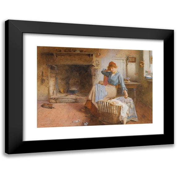 Carlton Alfred Smith 14x11 Black Modern Framed Museum Art Print Titled - Playtime (1905)