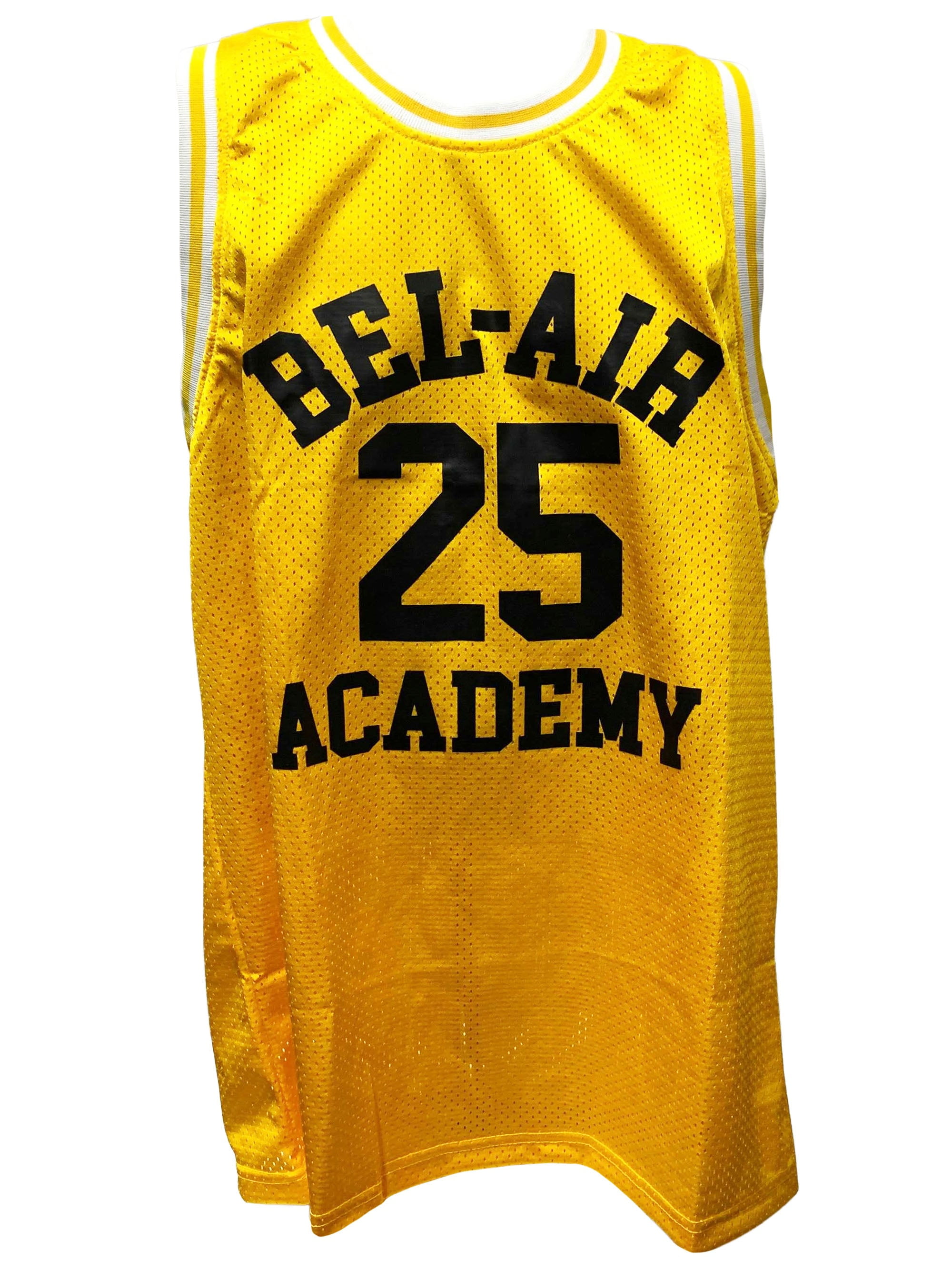 Carlton Banks 25 Bel Air Yellow Basketball Jersey Mens Small Walmart Business Supplies