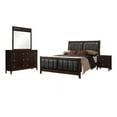 thumbnail image 1 of Carlton Bedroom Set with Upholstered Headboard Cappuccino, 1 of 6